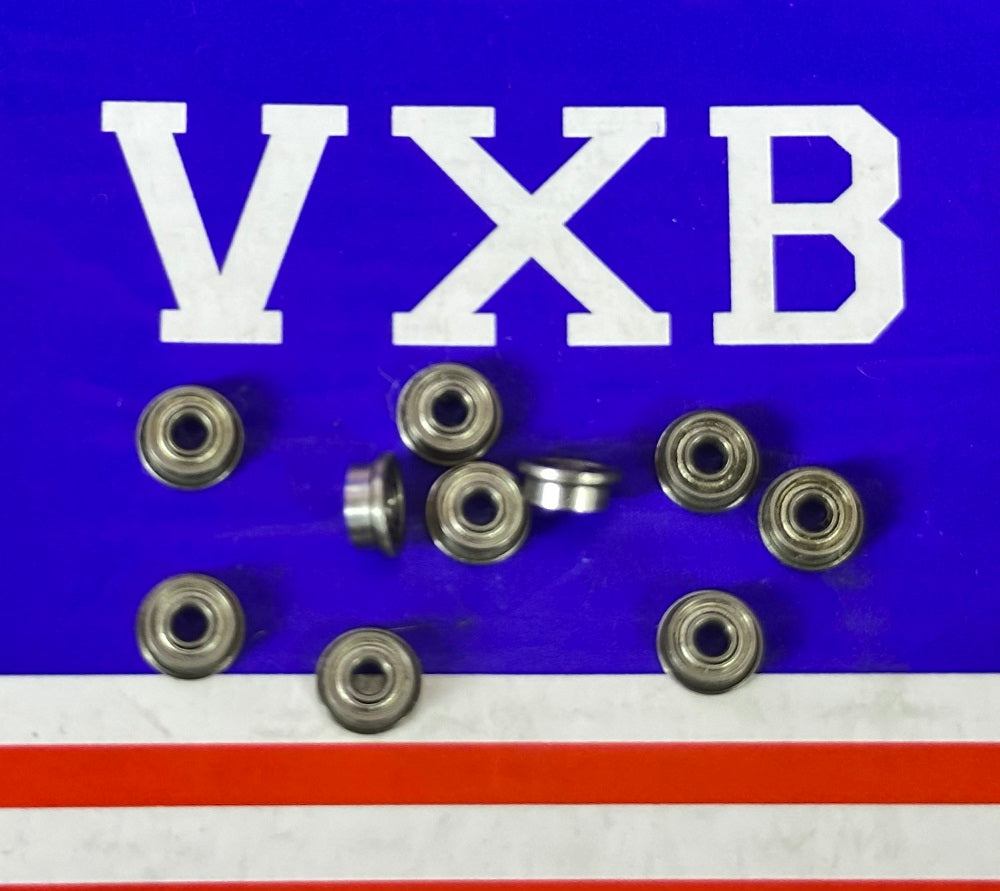 10 paket flanşlı rulmanlar 2x5mm korumalı 2x5x2.3 minyatür