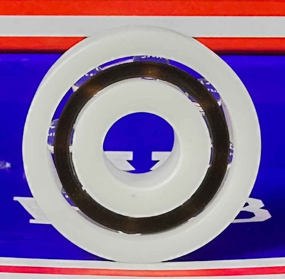 Łożysko z tworzywa Acetal/POM 6301 - kulki szklane - 12x37x12mm