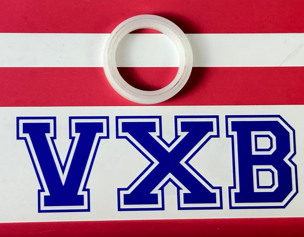 Łożysko z tworzywa Acetal/POM 6704 - kulki szklane - 20x27x4mm