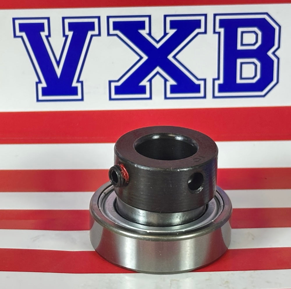 CSA202-10 5/8" Bore Cylindrical OD, Insert Bearing w/Locking Collar