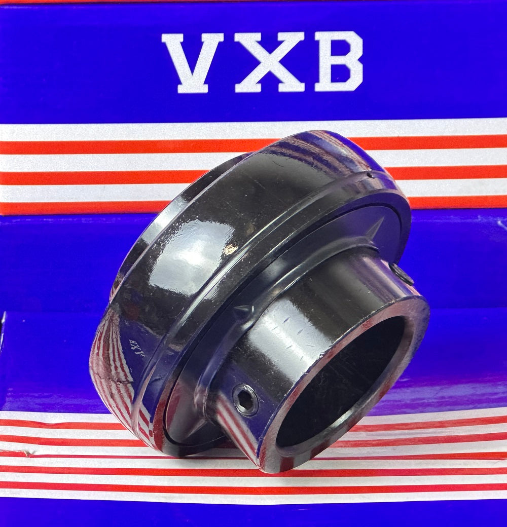 UC208-24 Black Oxide Plated Axle Bearing Insert Mounted 1-1/2"inch