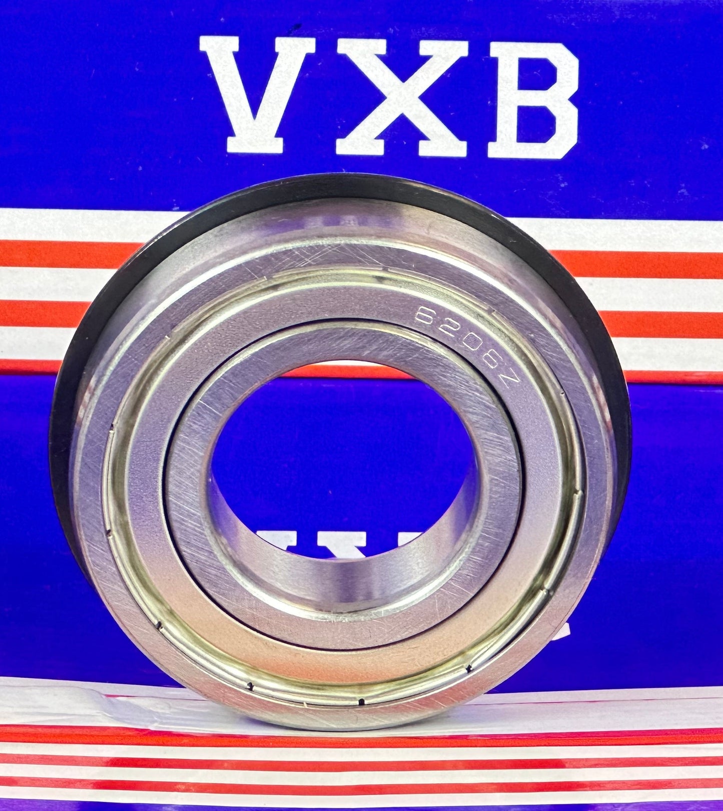 ตลับลูกปืนปิดผนึก 6206ZZNR - แหวนสแน็ป - 30x62x16มม