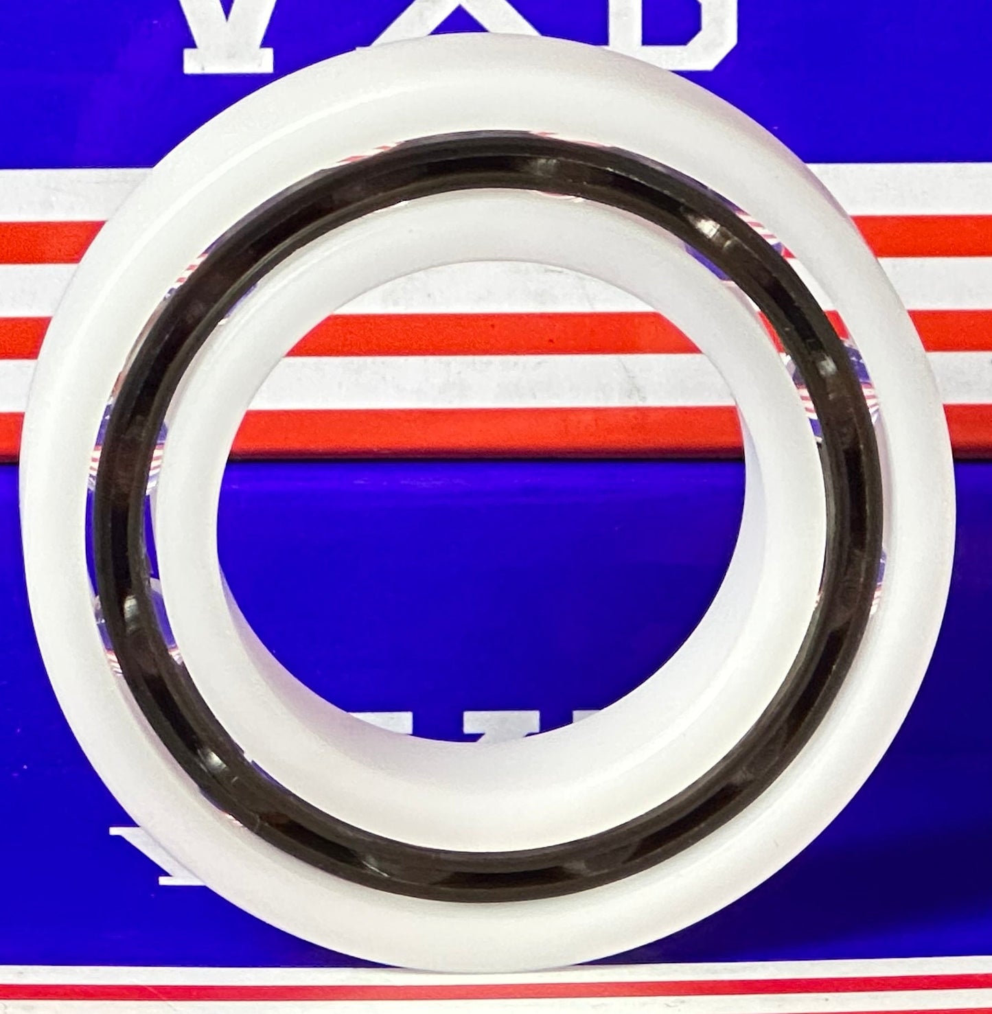 Łożysko z tworzywa Acetal/POM 6008 - kulki szklane - 40x68x15mm