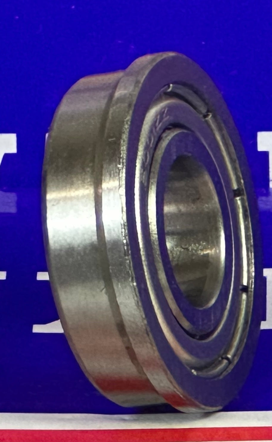 F6001ZZ Flanged Shielded Ball Bearing 12x28x8mm