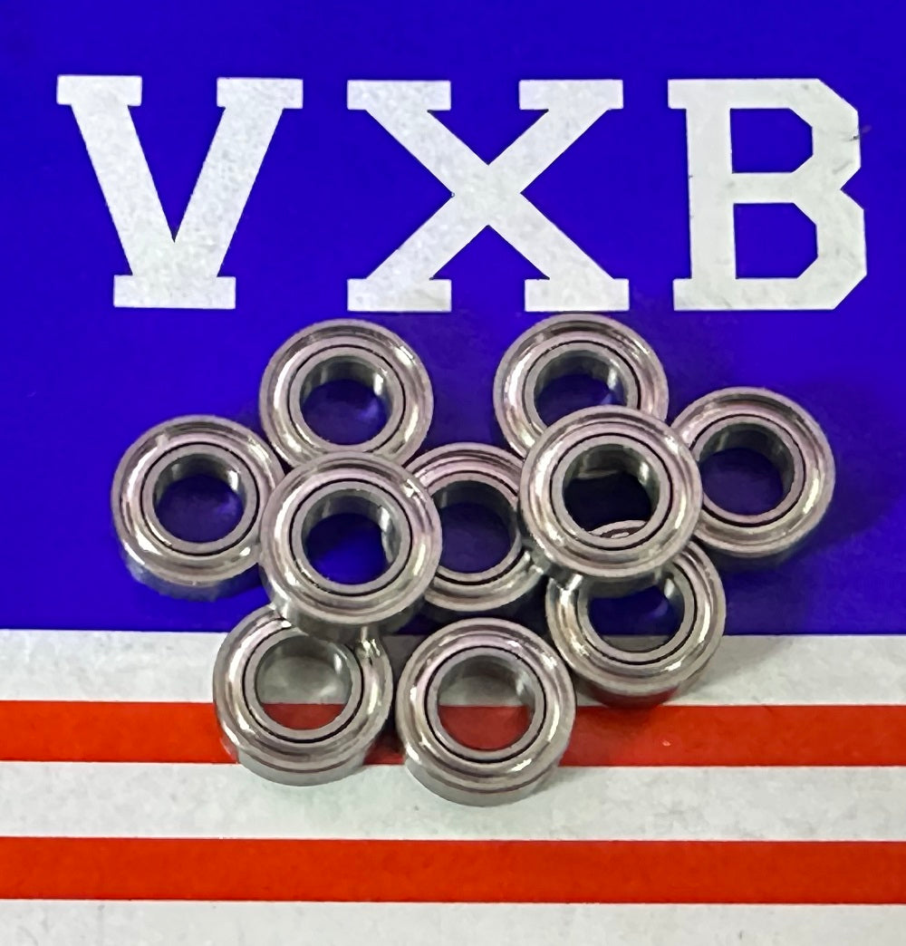 10 paket 5x11x4 paslanmaz çelik korumalı ABEC-5 minyatür yatak