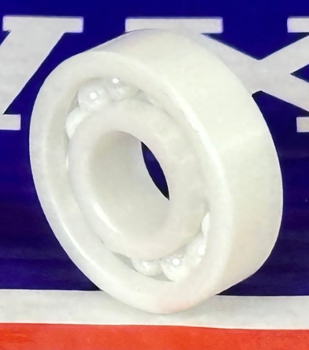 R4 เติมเต็มแบริ่งเซรามิกเต็ม 1/4 "x 5/8" x 0.196 "แบริ่ง ZRO2