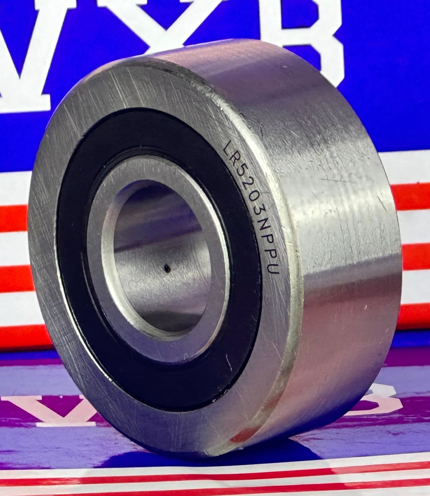 LR5203NPPU แทร็กลูกกลิ้ง 2 แถวแบริ่ง 17x47x17.5 แบริ่งแทร็ก