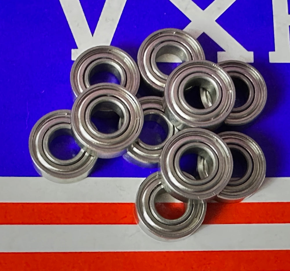 Vòng bi gốm 10 gói 5x11x4 Thép không gỉ đã che chắn vòng bi abec-5