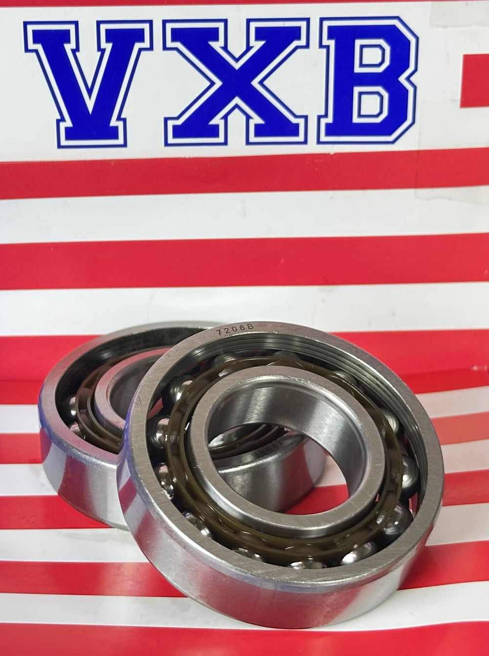 2'li Paket Rulmanlar 7206B 30x62x16mm Açılı Temas