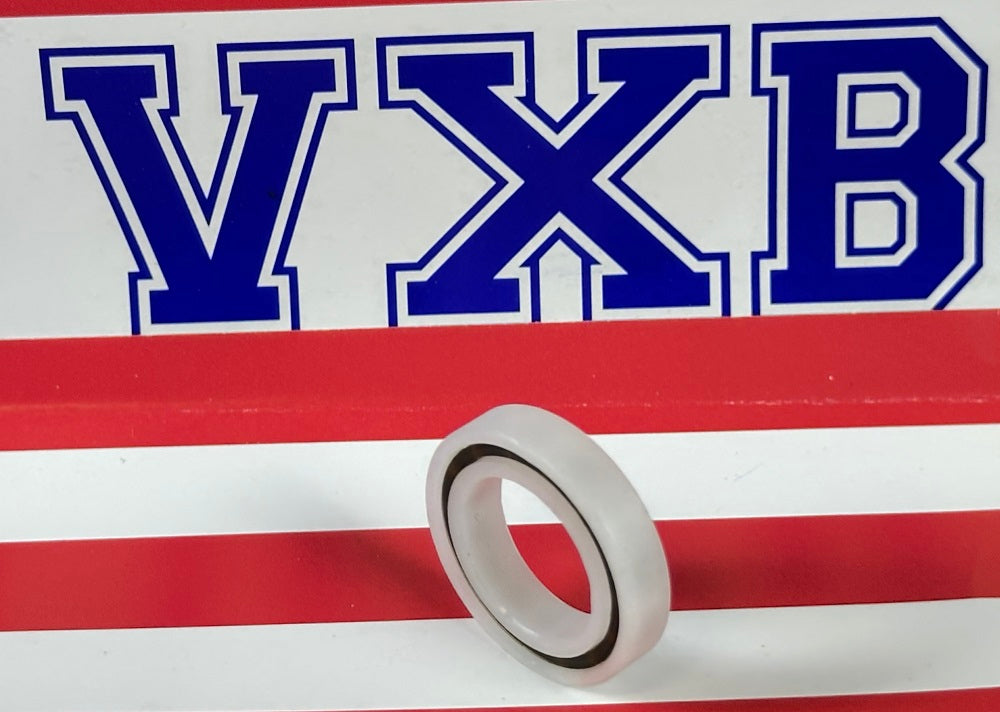 Łożysko z tworzywa Acetal/POM 6802 - kulki szklane - 15x24x5mm