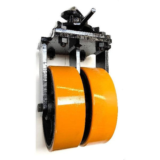 3.6 Ton Load Capacity SCDW8 Dual Wheel Rigid 8" Container Caster