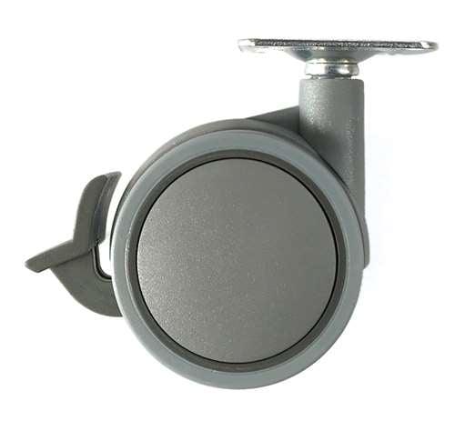 3"inch Caster Wheel 88 Lbs - Polypropylene - Top Plate Mount