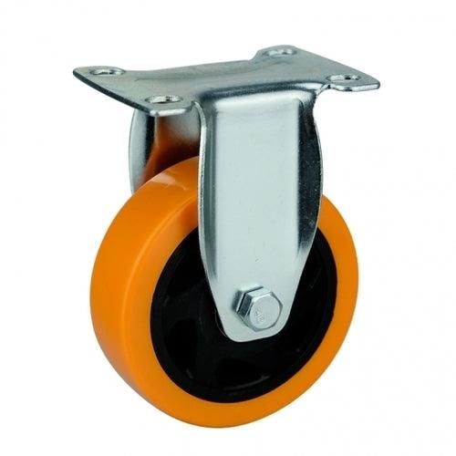 3"inch Caster Wheel Rigid PVC - Top Plate Mount