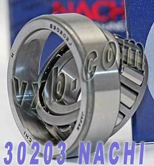 30203 Nachi Tapered Roller Bearing Japan 17x40x12mm
