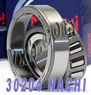 30204 Nachi Tapered Roller Bearing Japan 20x47x14mm