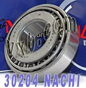 30204 Nachi Tapered Roller Bearing Japan 20x47x14mm