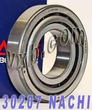 30207 Nachi Tapered Roller Bearing Japan 35x72x17mm