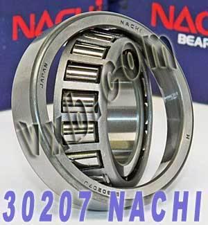 30207 Nachi Tapered Roller Bearing Japan 35x72x17mm