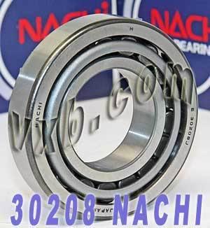 30208 Nachi Tapered Roller Bearing Japan 40x80x18mm