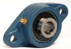 30mm Bearing UCFL206 + 2 Bolts Flanged Cast Housing Mounted Bearings - VXB Ball Bearings