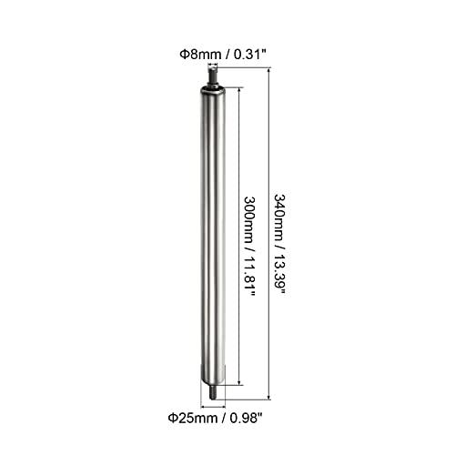 Gravity Conveyor Roller - 1" Diameter x 12" Length - Stainless Steel