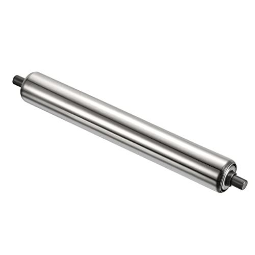 Gravity Conveyor Roller 1.5" Diameter x 12" Length - Stainless Steel