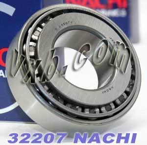 32207 Nachi Tapered Roller Bearing 35x72x23mm - Made in Japan