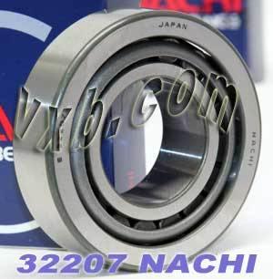 32207 Nachi Tapered Roller Bearing 35x72x23mm - Made in Japan