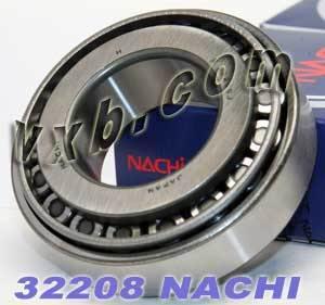 32208 Nachi Tapered Roller Bearing Japan 40x80x23mm