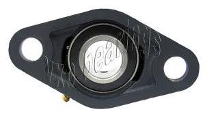 35mm Bearing UCFL207 + 2 Bolts Flanged Cast Housing Mounted Bearings - VXB Ball Bearings