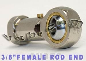 3/8 Female Rod End PHSB6L Left hand Bearing