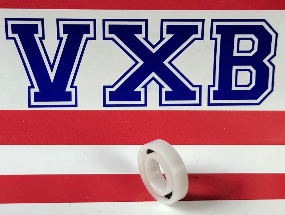 Łożysko z tworzywa Acetal/POM 6800 - kulki szklane - 10x19x5mm