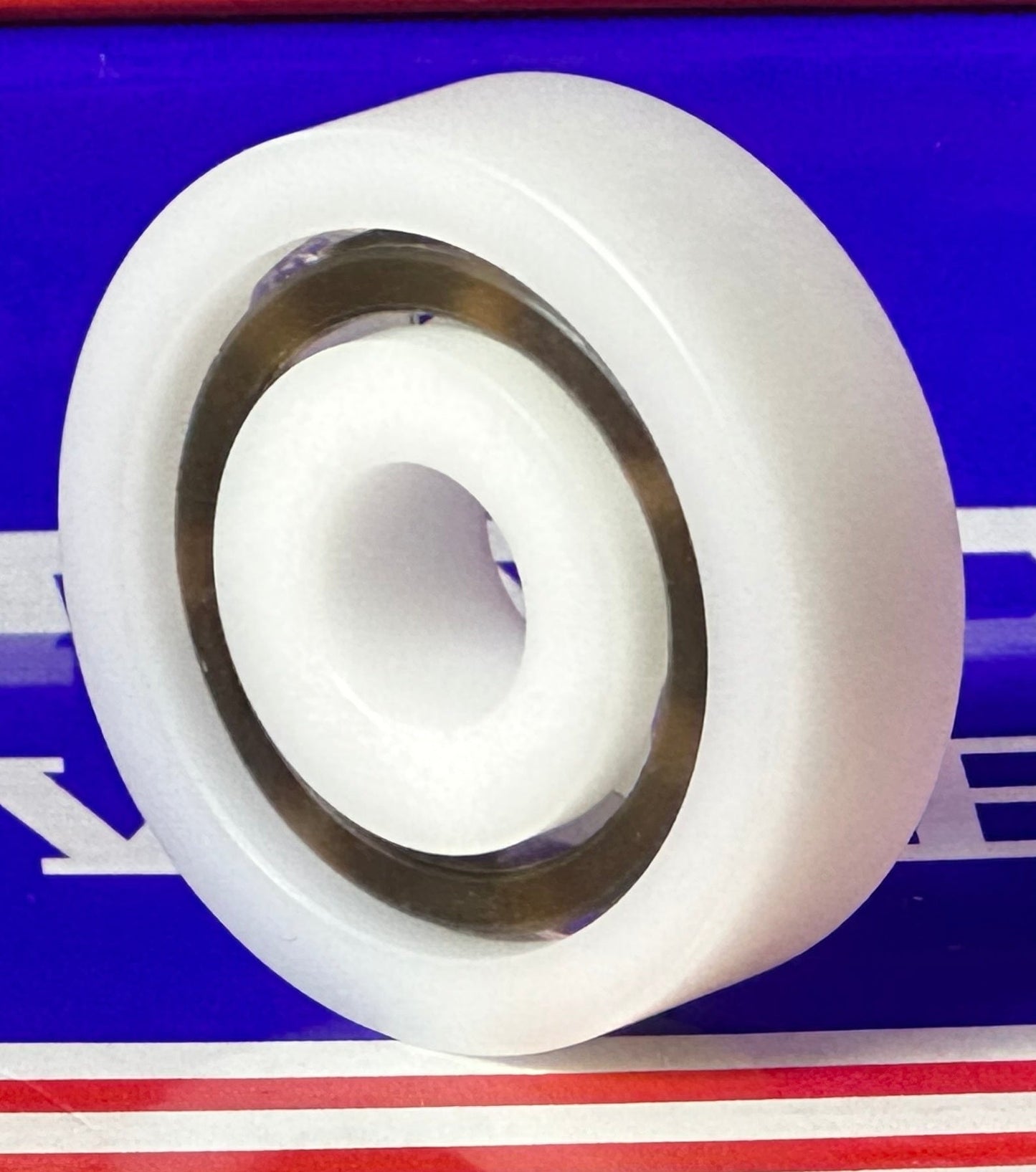 Łożysko z tworzywa Acetal/POM 6300 - kulki szklane - 10x35x11mm