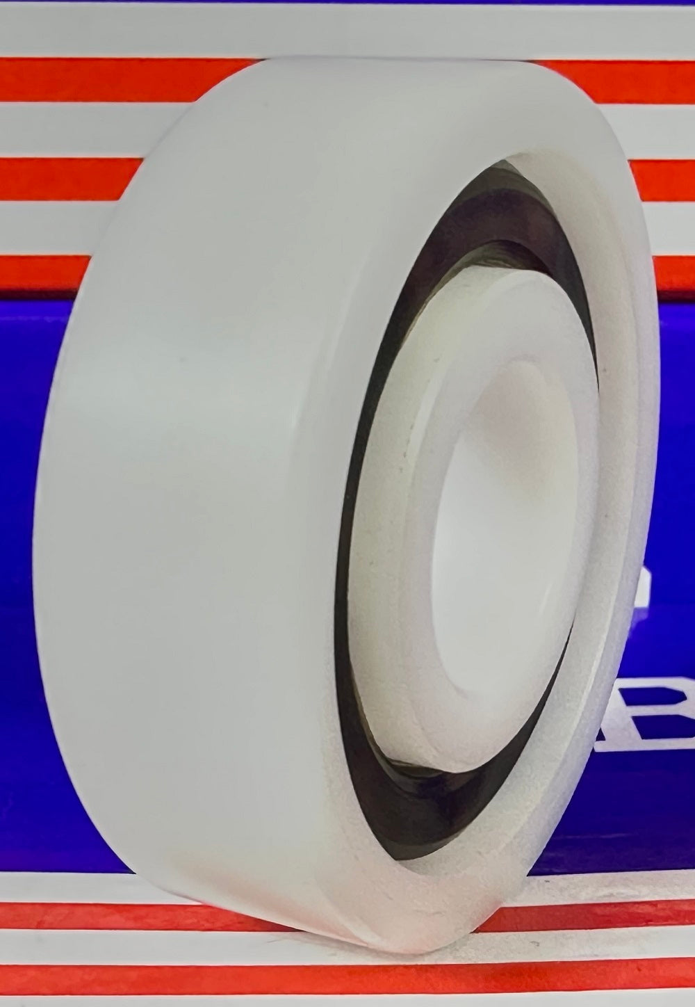 Łożysko z tworzywa Acetal/POM 6303 - kulki szklane - 17x47x14mm