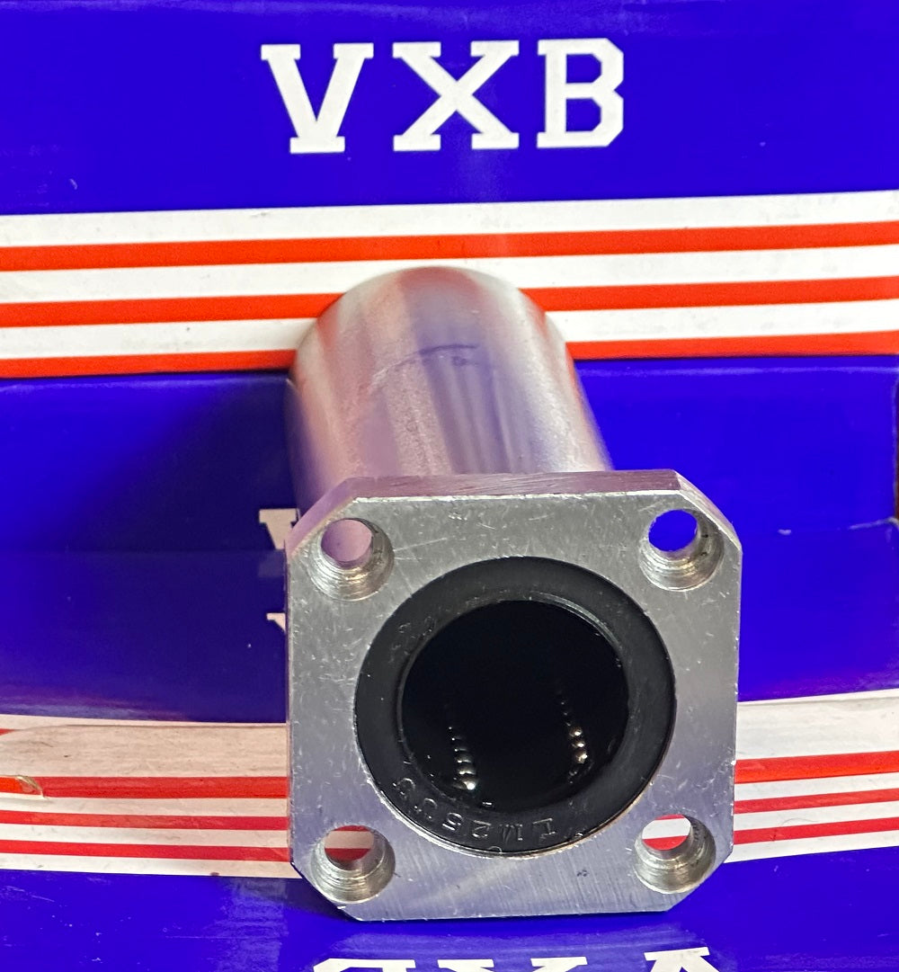 Douille à bride carrée longue 25mm pour mouvement linéaire LBK25LUU