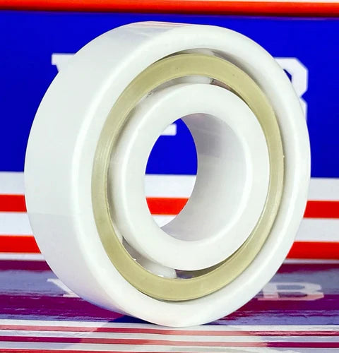 6205 Volledig keramisch open lager 25x52x15mm ZrO2 PEEK
