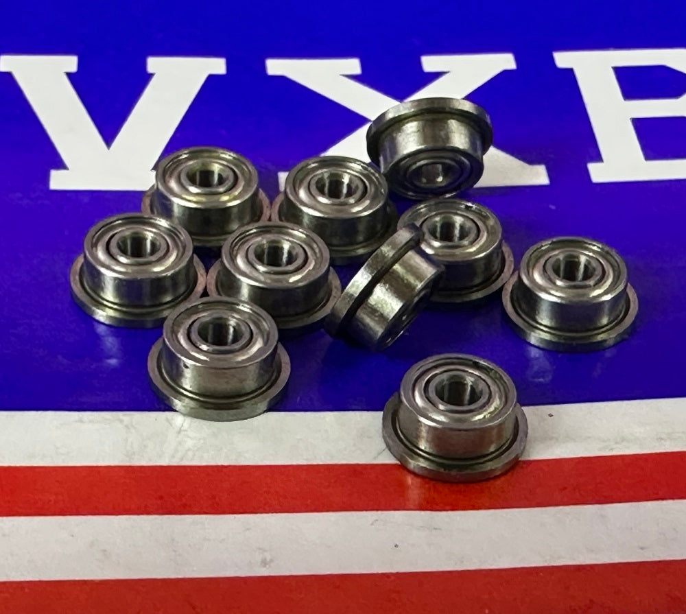 10 paket flanşlı rulmanlar 2x6mm çift korumalı 2x6x3 minyatür