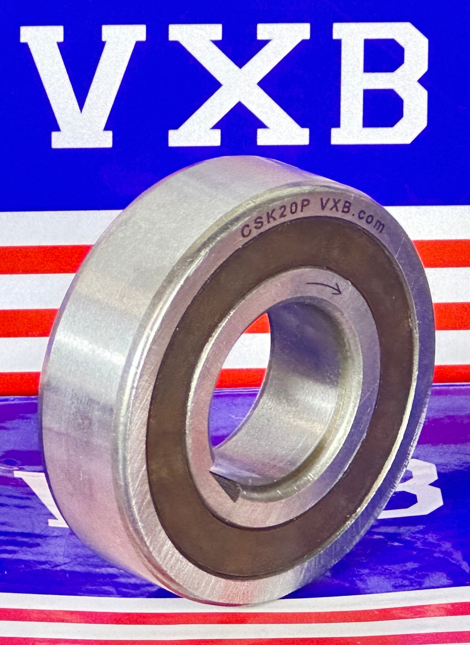 CSK20P One-Way Bearing Sprag Freewheel Clutch - One inner Ring Key-way