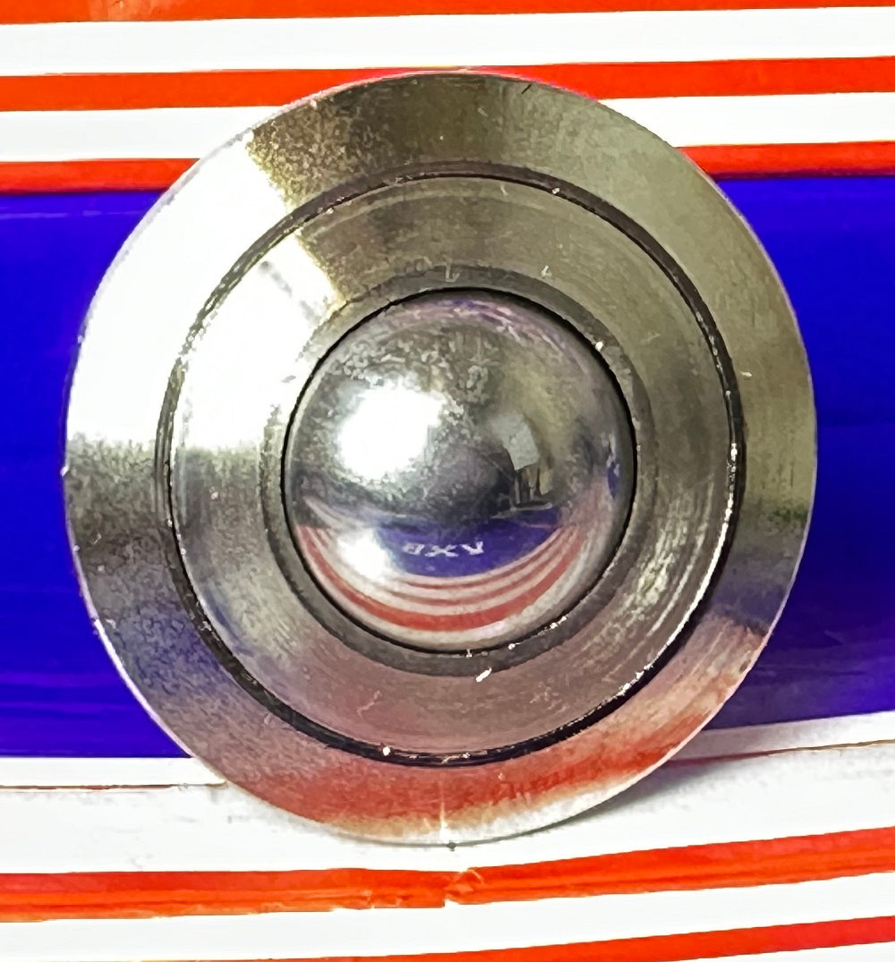 440 lbs Load Capacity Heavy Duty Machined Steel Ball Transfer Unit - M10 Threaded Bolt Bearing Transfer