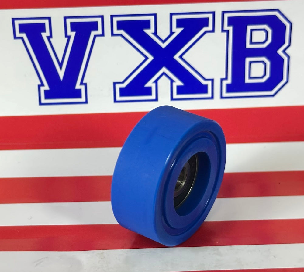 6x35x14mm Polyurethane Covered Bearing - Rubber Roller Wheel Sealed