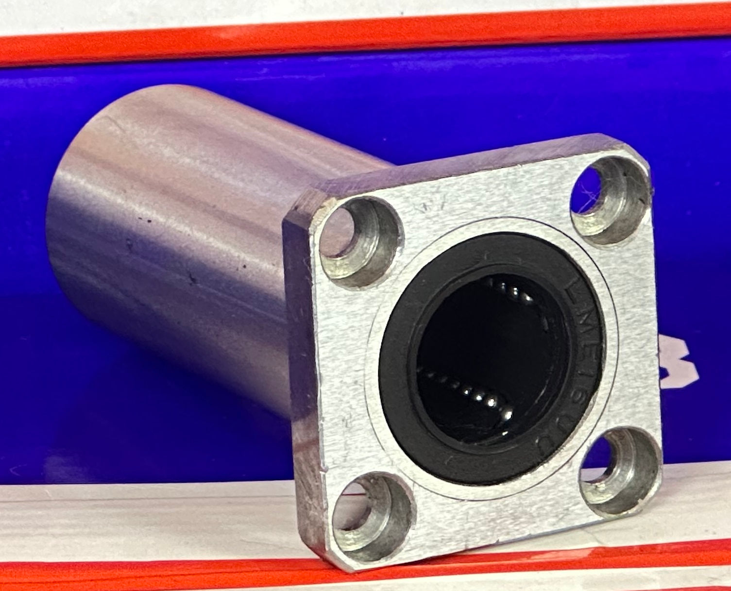 LMEK16LUU 16mm Square Flanged Bushing Linear Motion Bearing