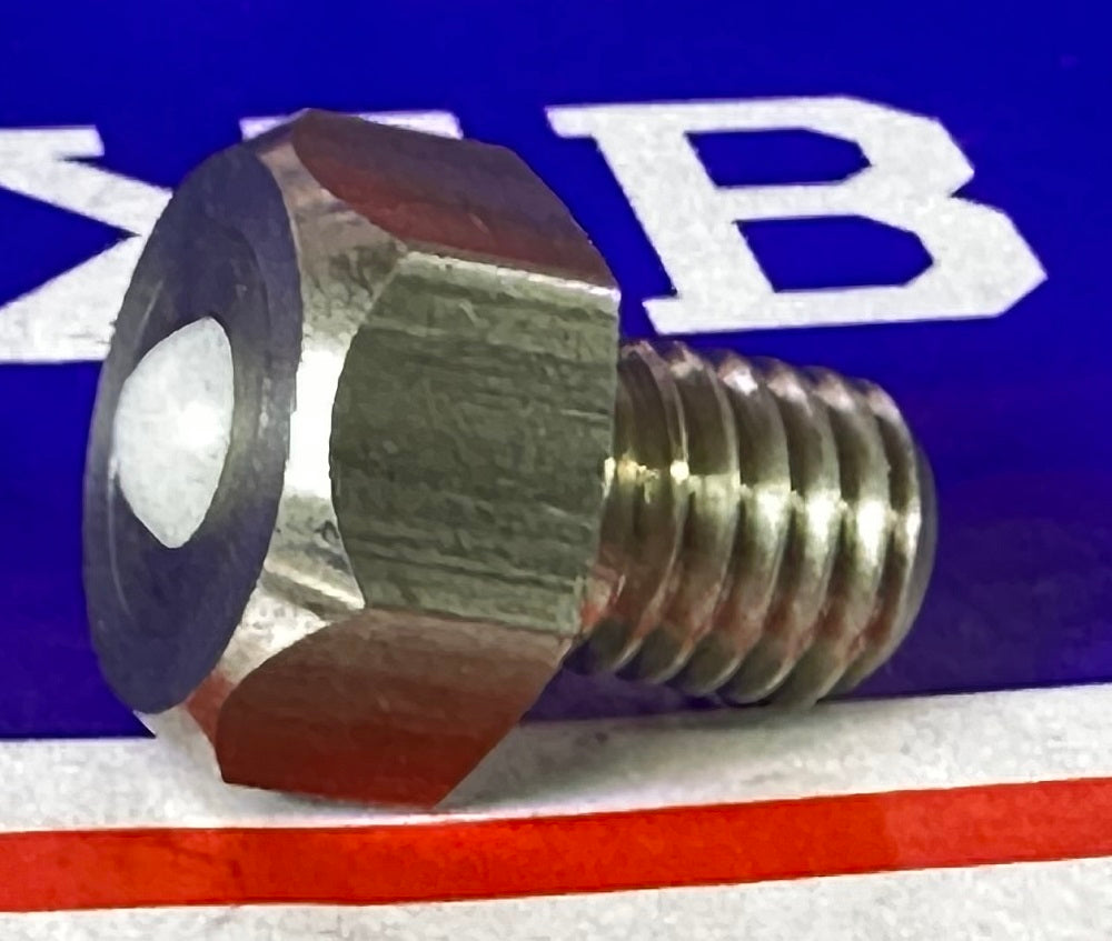 M8 Stainless Steel Hex Head Ball Transfer Stud Unit 10mm Deep