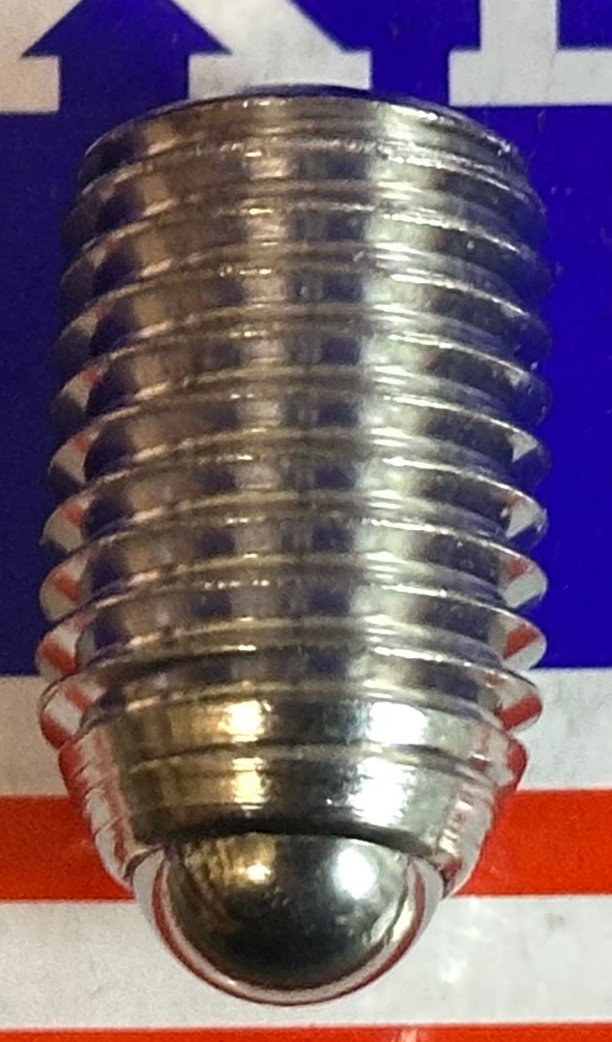 M16 25mm Length - Stainless Steel Ball Plunger - Hex Head