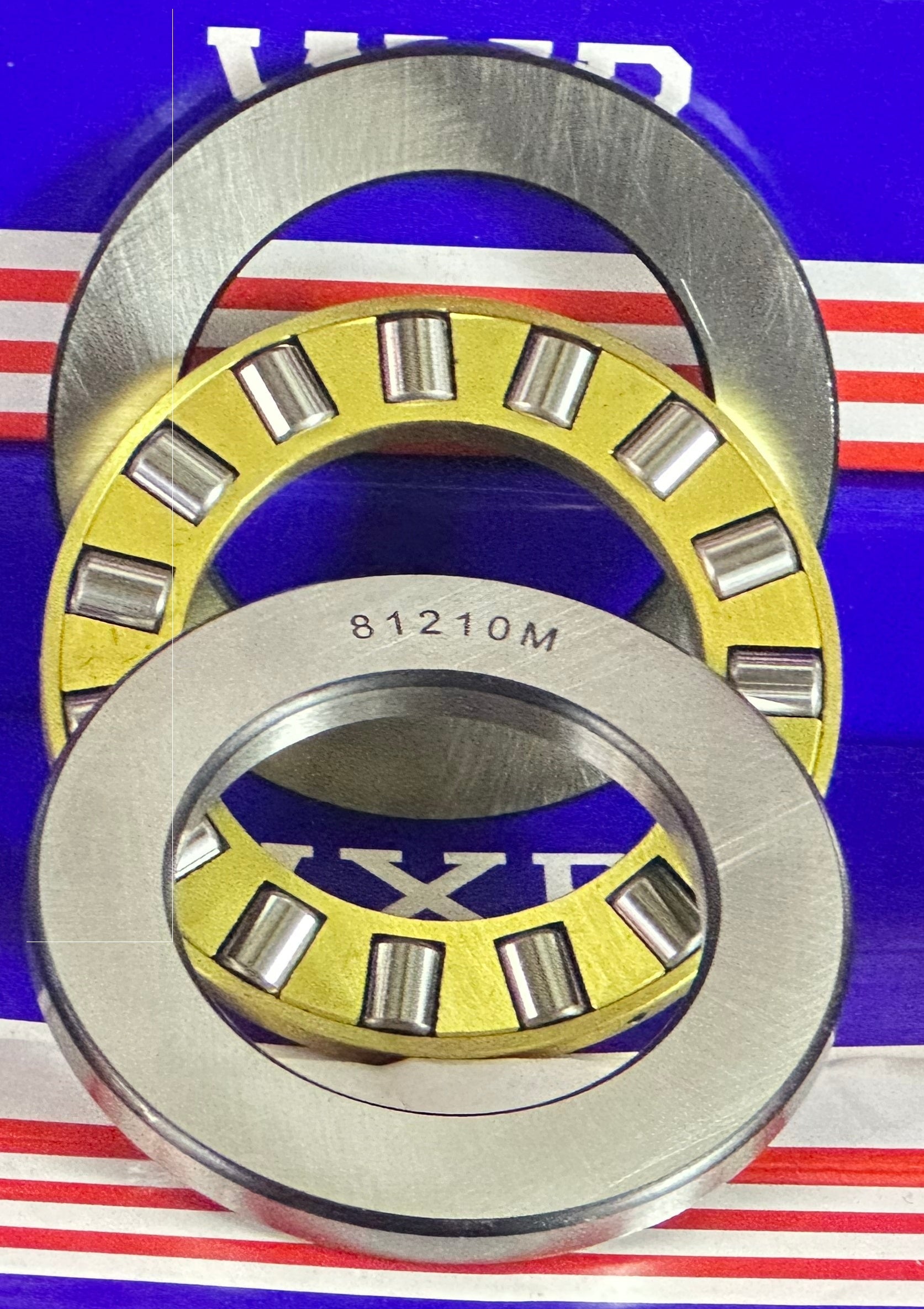 81210M Cylindrical Roller Thrust Bearing 50x78x22mm - Bronze Cage