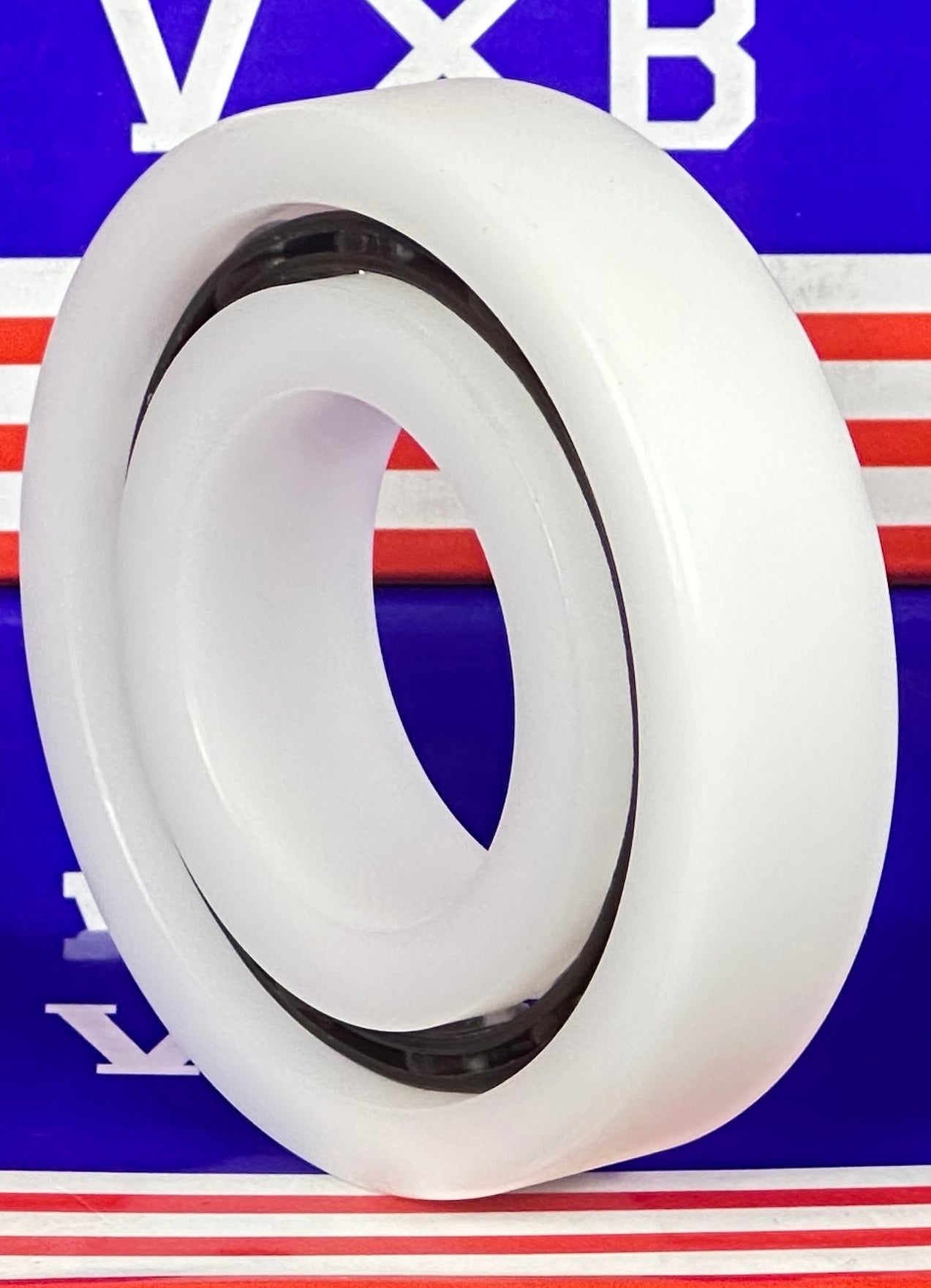 Łożysko z tworzywa Acetal/POM 6207 - kulki szklane - 35x72x17mm