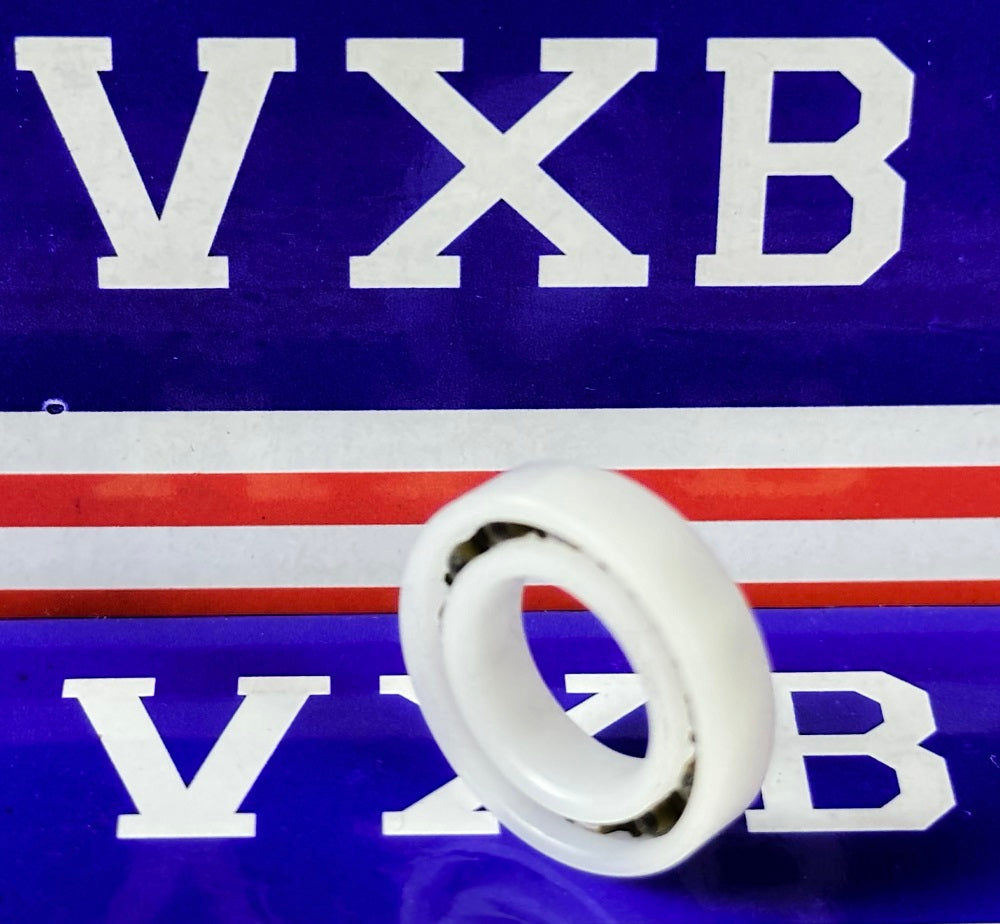 Łożysko z tworzywa Acetal/POM 6801 - kulki szklane - 12x21x5mm