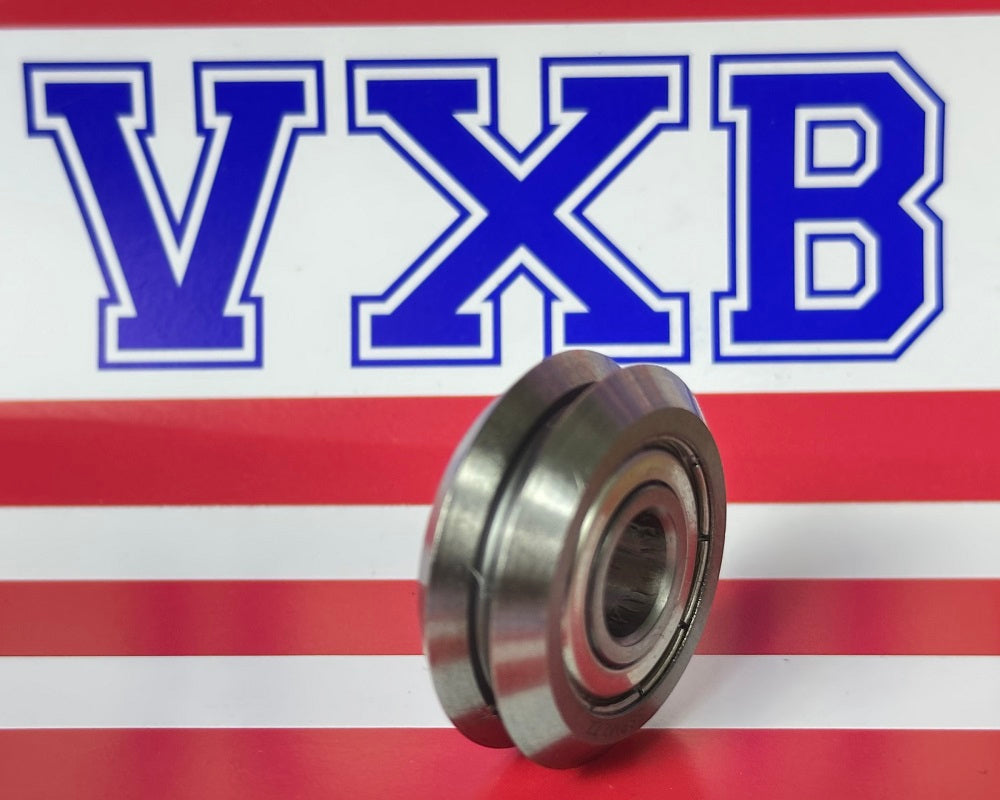 Stainless Steel RM2ZZ 3/8" V-Groove Guide Bearing SSW2-ZZ SSRM2ZZ