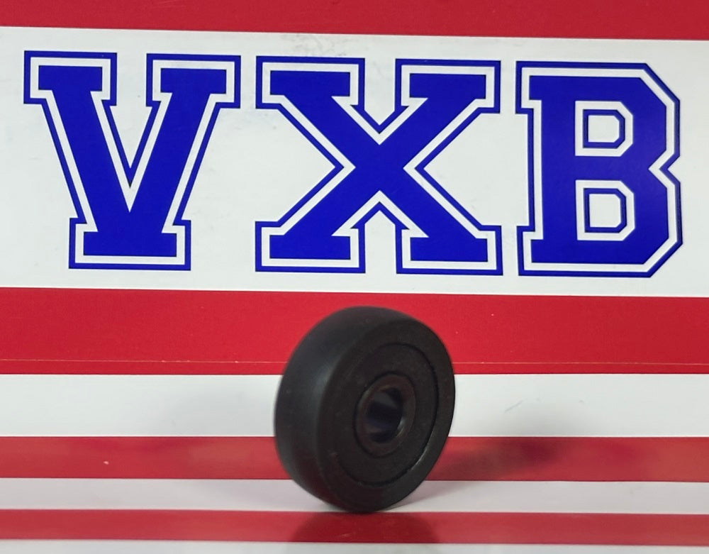 6mm Bore Bearing - 23mm Black rubber cover Tire 6x23x7mm