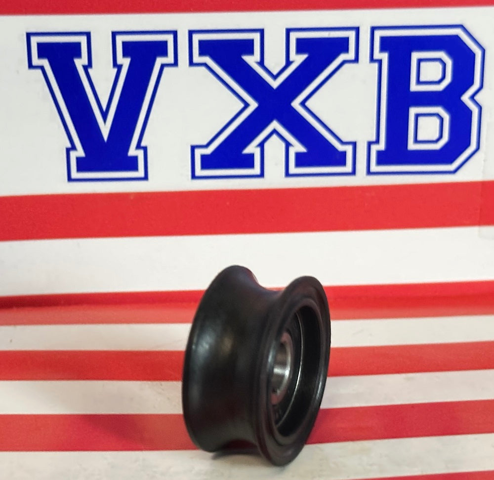 8mm Bore Bearing - 30mm Round Nylon Pulley U-Groove Track Roller Bearing 8x30x13mm