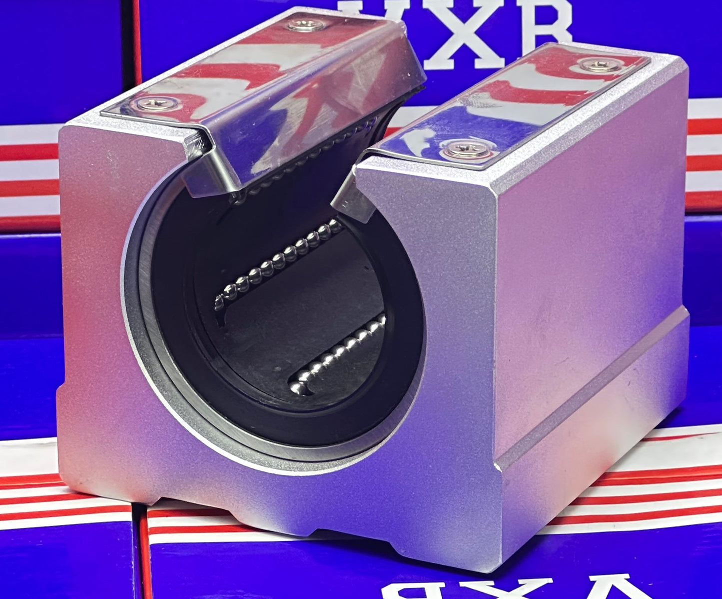 Douille CNC 40mm Palier Linéaire Unité Coulissante Ouverte Mouvement Linéaire